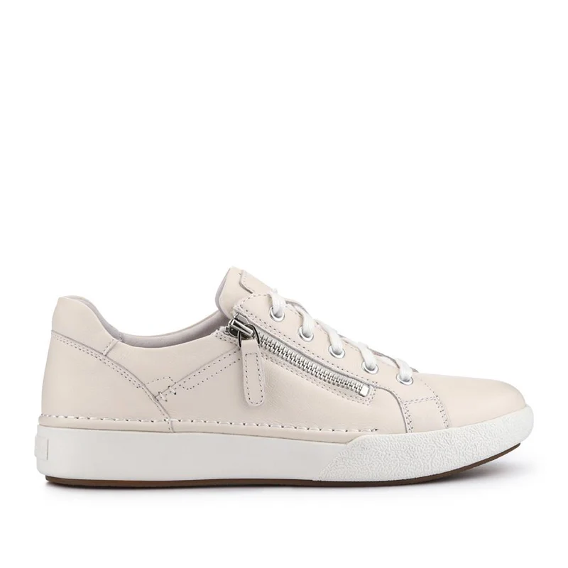 All-Leather Dual-Fastening Trainers - JOSEF41511 / 327 240 - White