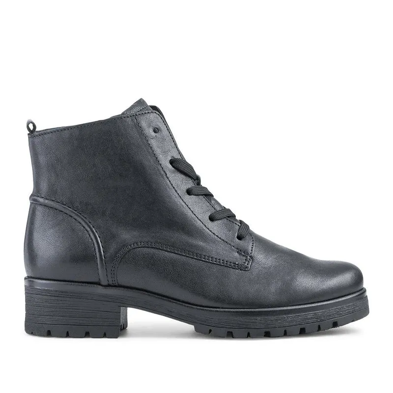 Zumba Gabor Wide Fit Leather Ankle Boots - GAB42524 / 328 172 - Black