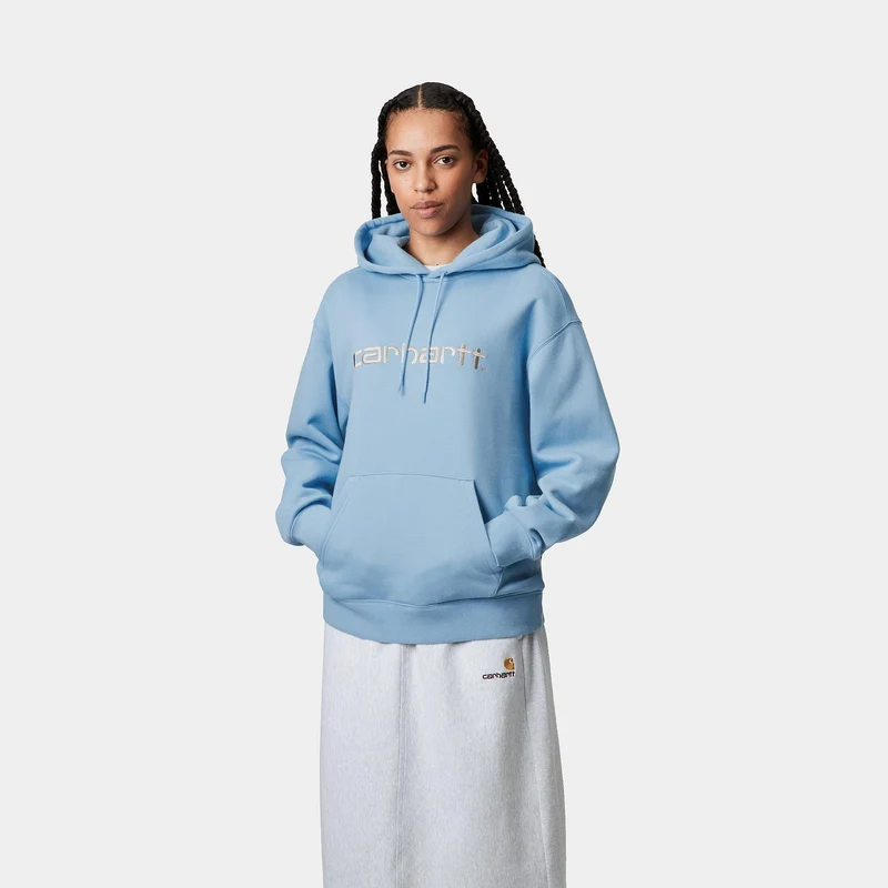 Carhartt WIP Frauen Carhartt Sweat-Hoodie | Drossel / Fleur De Sel