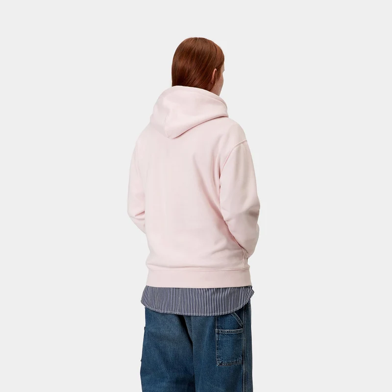 Carhartt WIP Frauen Carhartt Sweat Hoodie | Air Pink / Wachs