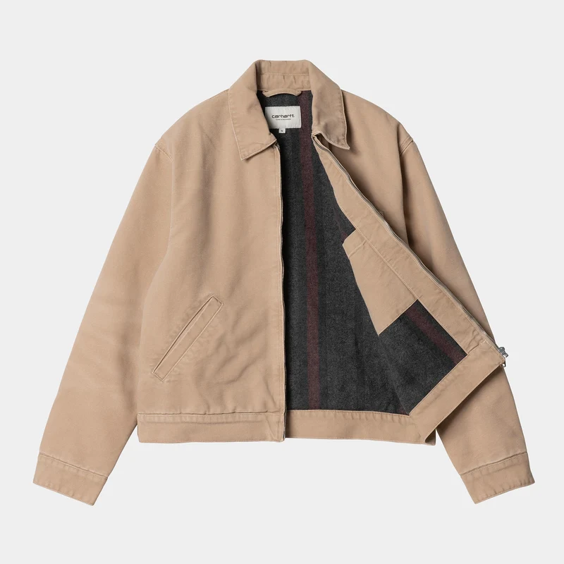 Carhartt WIP Dayton Jacke für Damen | Dusty Hamilton Brown Stone Canvas