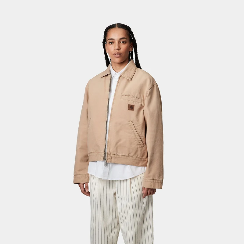 Carhartt WIP Dayton Jacke für Damen | Dusty Hamilton Brown Stone Canvas