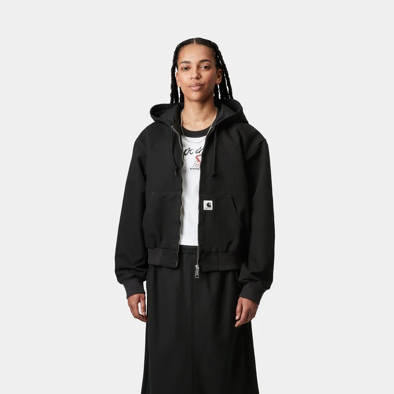 Carhartt WIP Frauen OG Active Jacke | Schwarz gewaschen