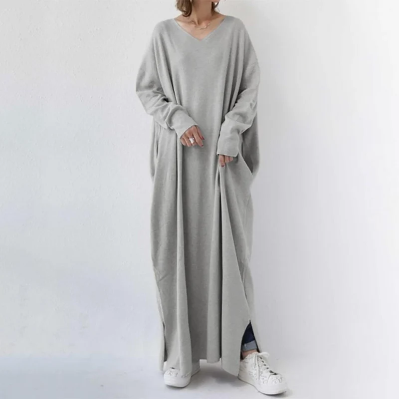 Kelly | Langes Kleid in Übergröße für Frauen