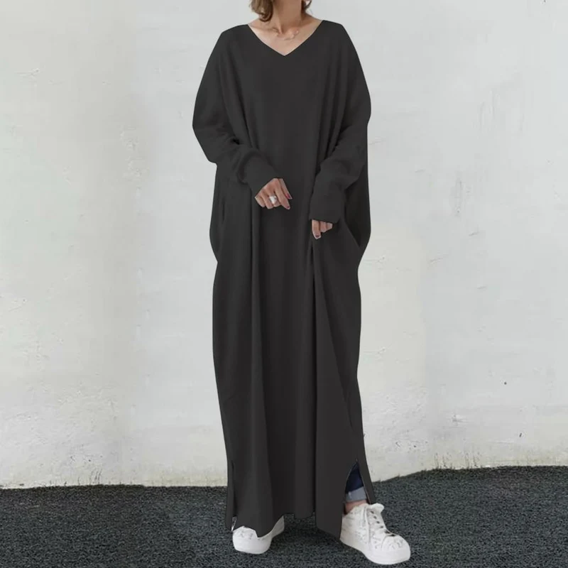 Kelly | Langes Kleid in Übergröße für Frauen