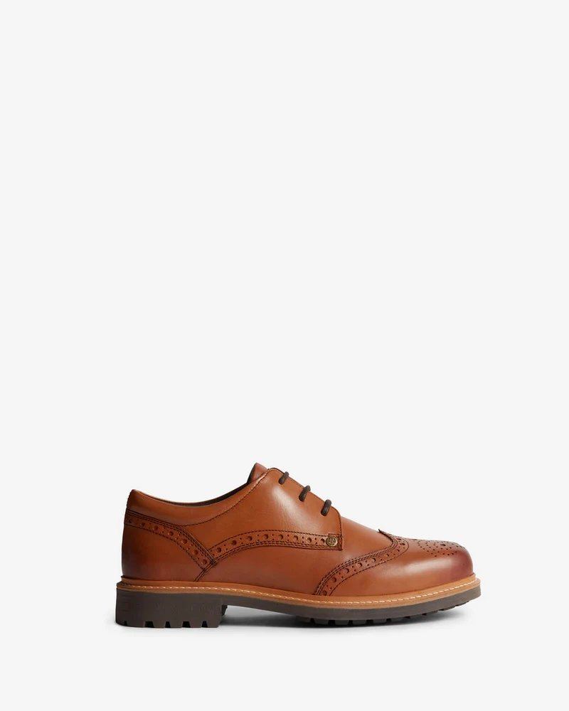 Hunter Herren Cawdor Brogue Gibson Schuh | Bräunen