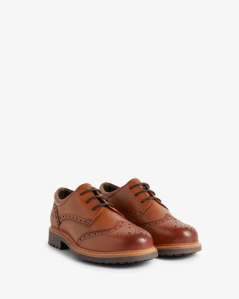 Hunter Herren Cawdor Brogue Gibson Schuh | Bräunen