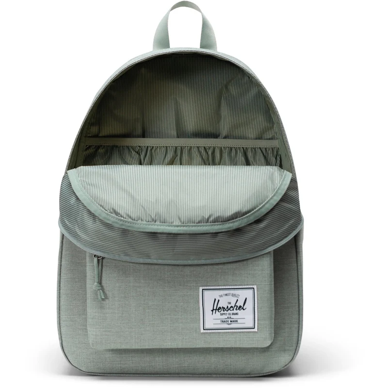 Herschel Classic Rucksack | Eisberggrüne Schraffur
