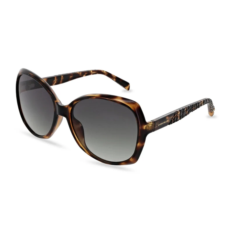 Karen Millen KM5055 Sonnenbrille | Kristall-Champagner