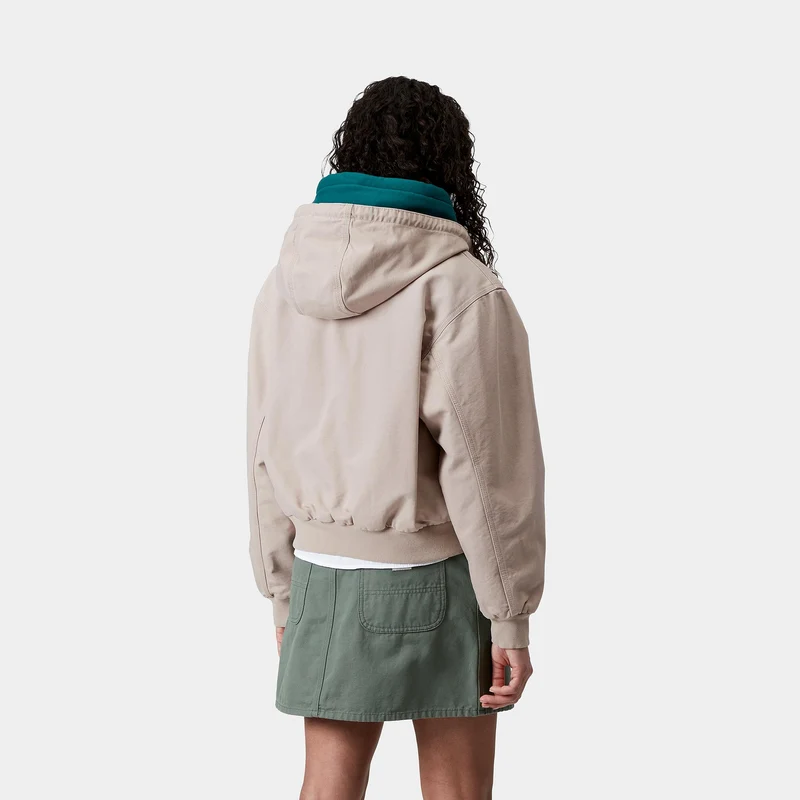 Carhartt WIP Frauen OG Active Dearborn Canvas-Jacke | Dunkelbeige