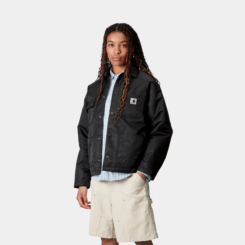 Carhartt WIP Alumni Chore Coat Jacke für Damen | Schwarz