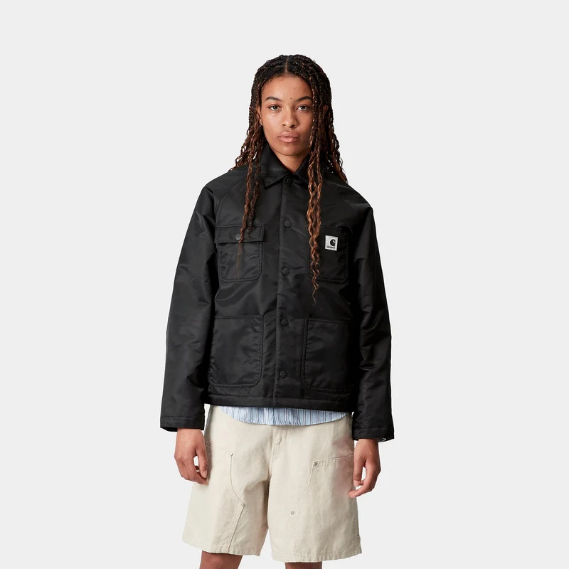 Carhartt WIP Alumni Chore Coat Jacke für Damen | Schwarz