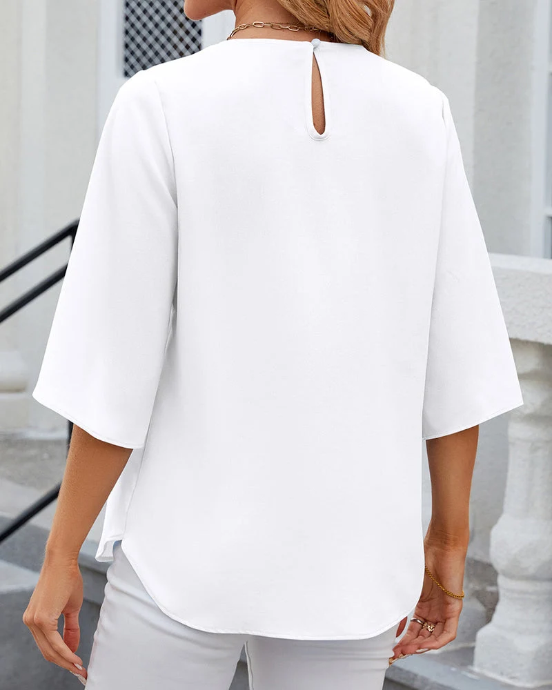 Lysann | Elegantes Halbarm-Top