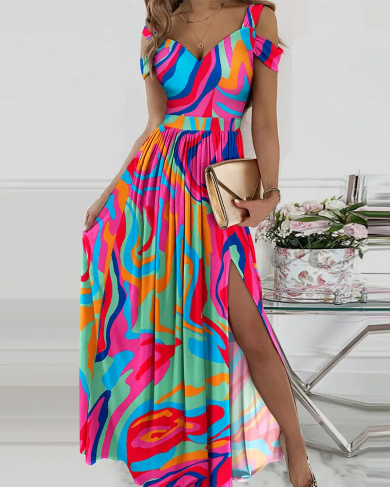 Kazena | Buntes Sommerkleid für Frauen