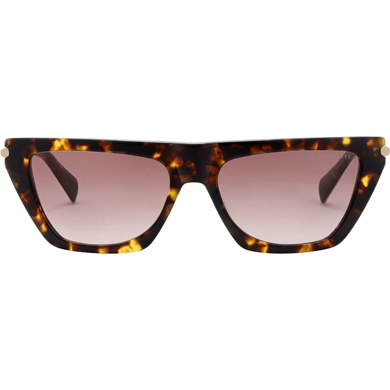 All Saints Minka Sonnenbrille | Dunkles klassisches Schildpatt