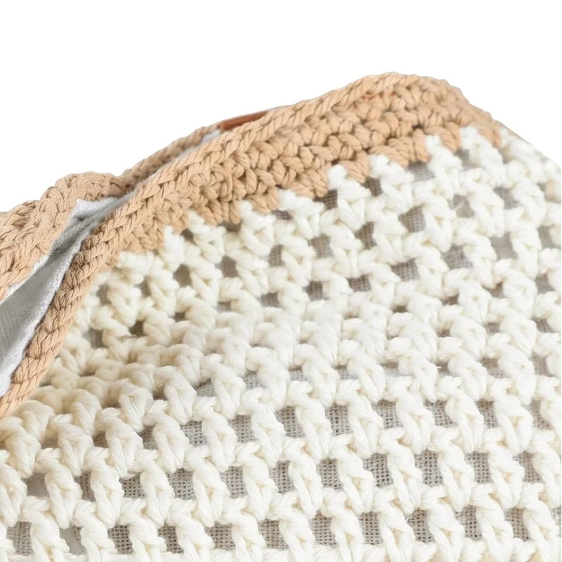 XTI Clip Close Knitted Handbag - XTI44003 / 330 467 - Camel