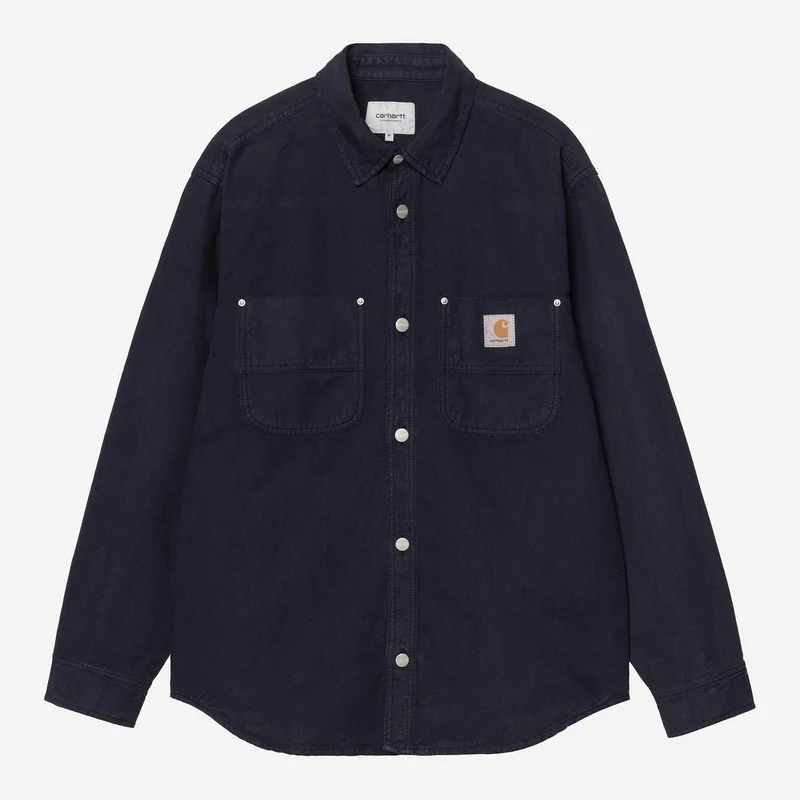 Carhartt WIP Herren Walter Hemdjacke | Dunkelblau
