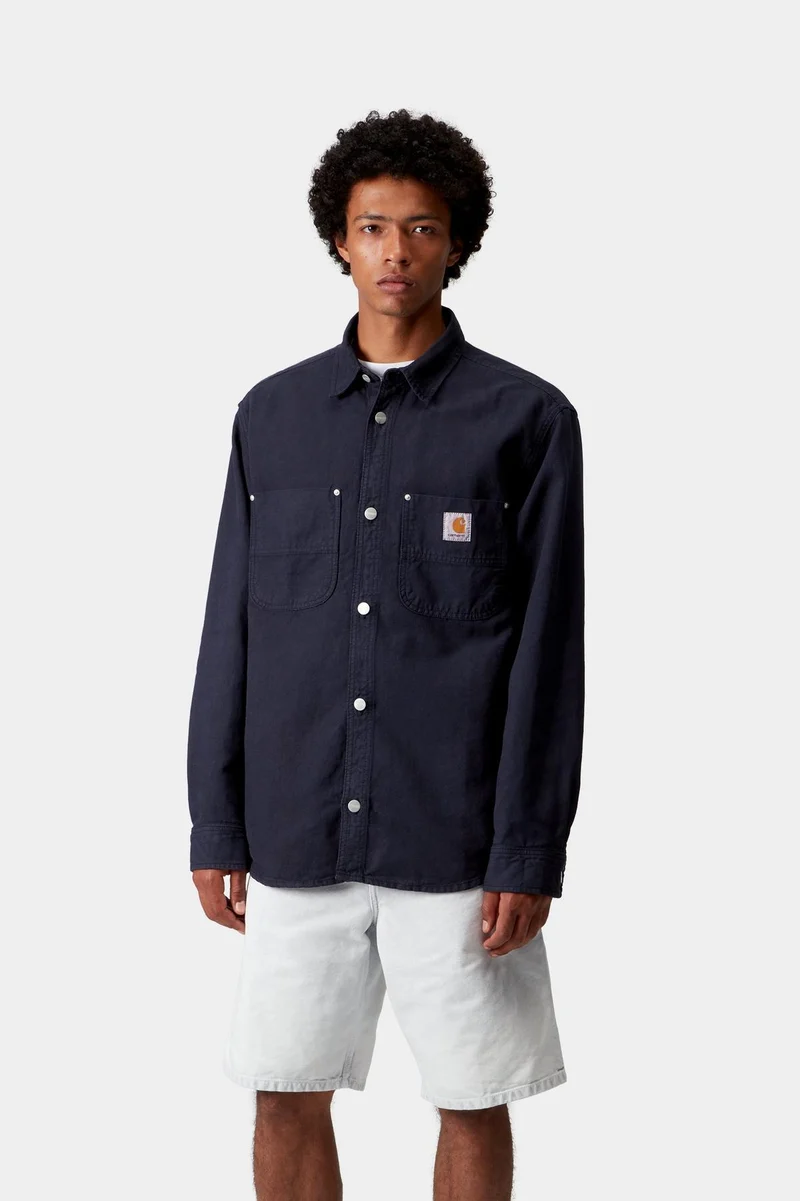 Carhartt WIP Herren Walter Hemdjacke | Dunkelblau
