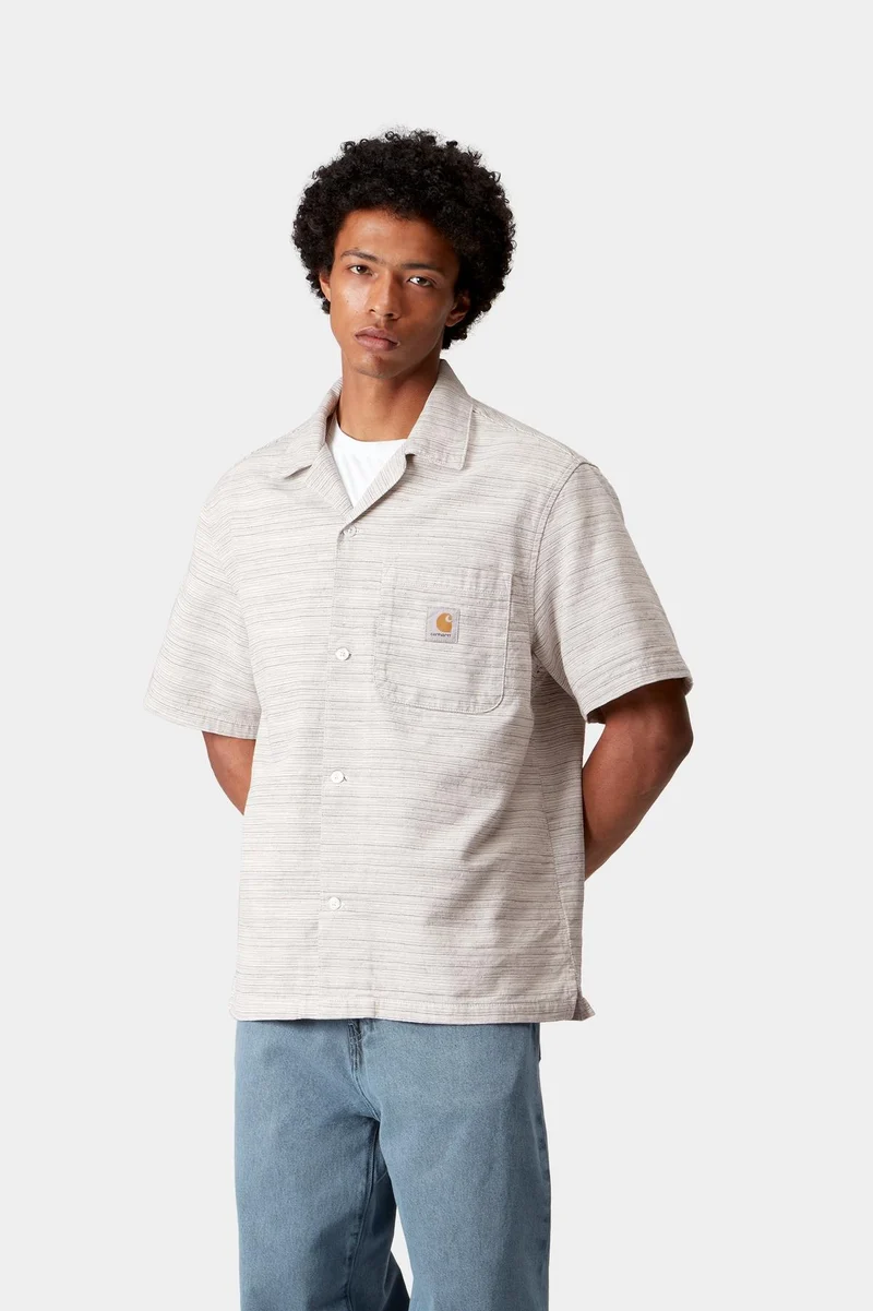 Carhartt WIP Herren Gellar Streifenhemd | Wachs