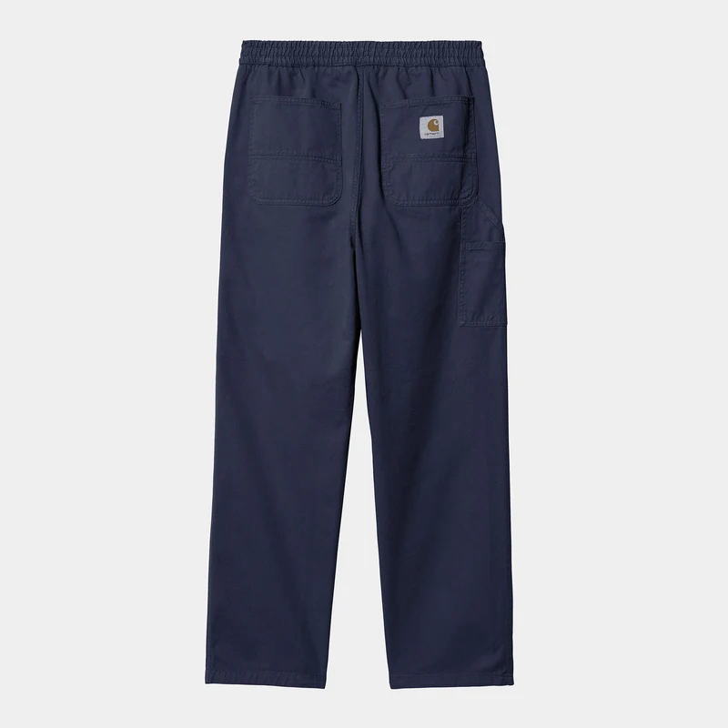Carhartt WIP Herren Flint Moraga Twill Hose | Dunkelblau, stückgefärbt
