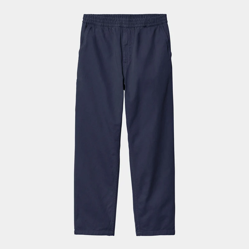 Carhartt WIP Herren Flint Moraga Twill Hose | Dunkelblau, stückgefärbt
