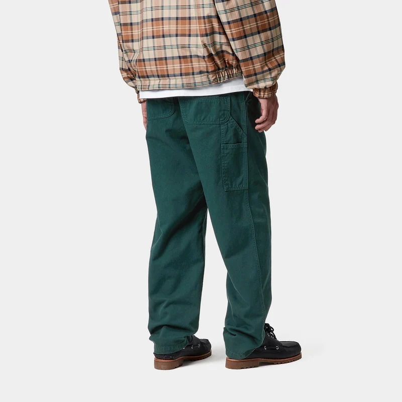 Carhartt WIP Herren Flint Moraga Twill Hose | Dunkelbraun, stückgefärbt