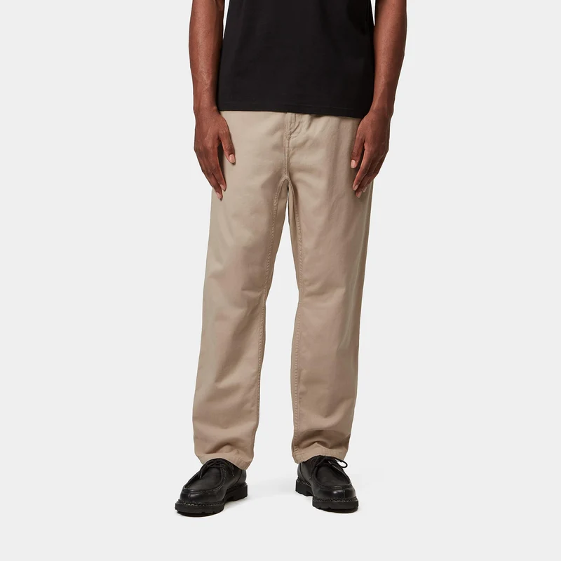 Carhartt WIP Herren Flint Moraga Twill Hose | Wandgefärbt