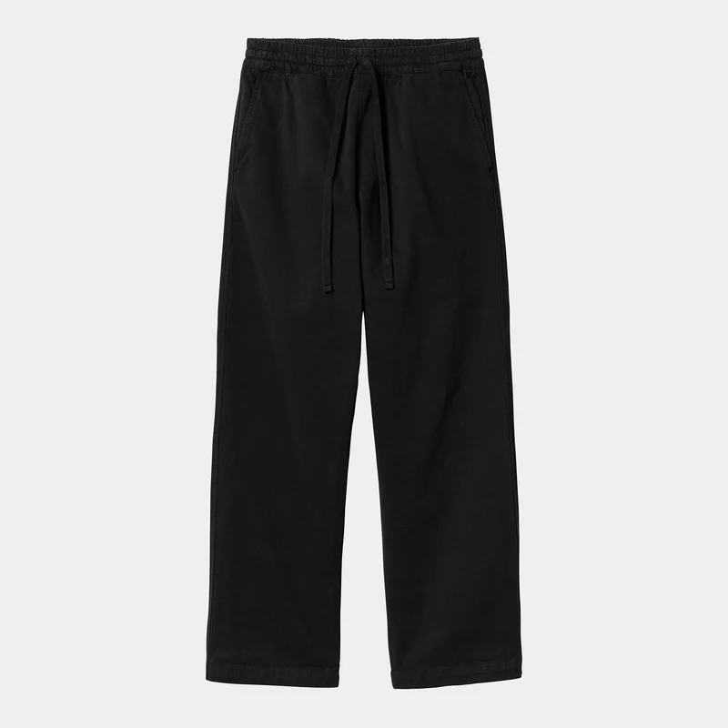 Carhartt WIP Herren Floyde Greentree Stretch Twill Hose | Schwarzes Stückgefärbt