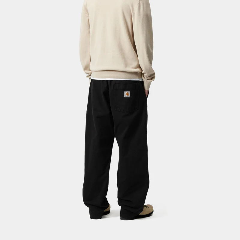 Carhartt WIP Herren Floyde Greentree Stretch Twill Hose | Schwarzes Stückgefärbt