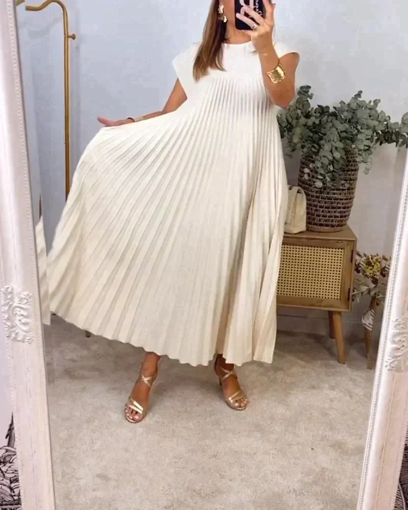 Sheria | Elegant Pleated Kleid