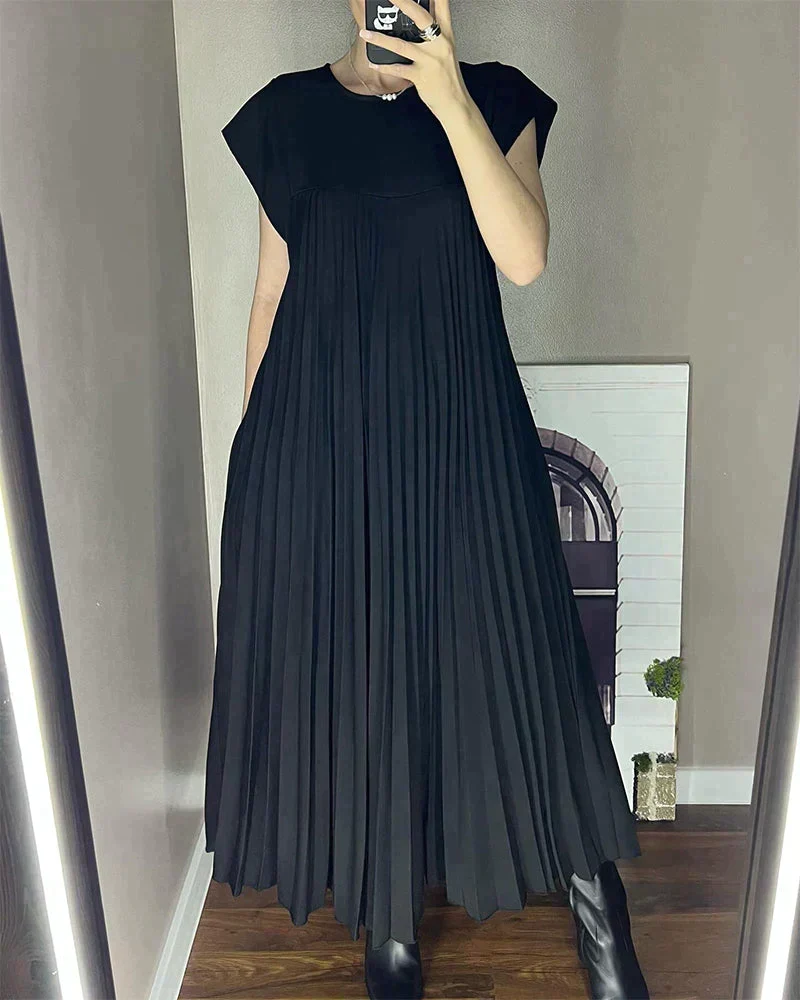 Sheria | Elegant Pleated Kleid