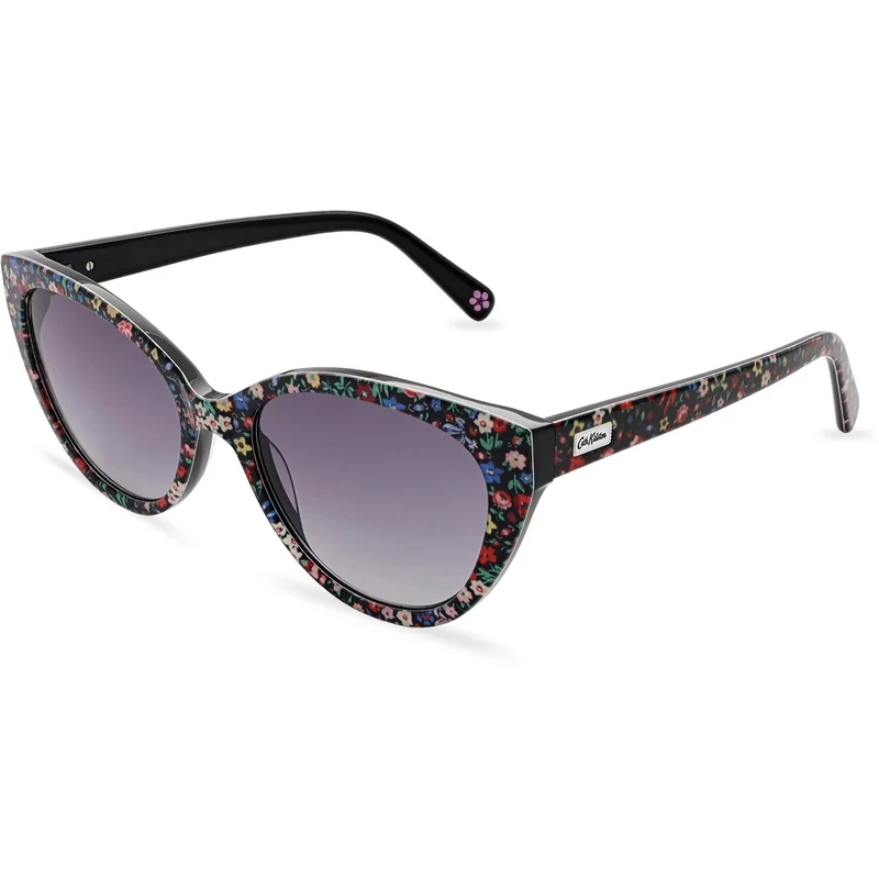 Cath Kidston Ingrid Sonnenbrille | Schwarz geblümt