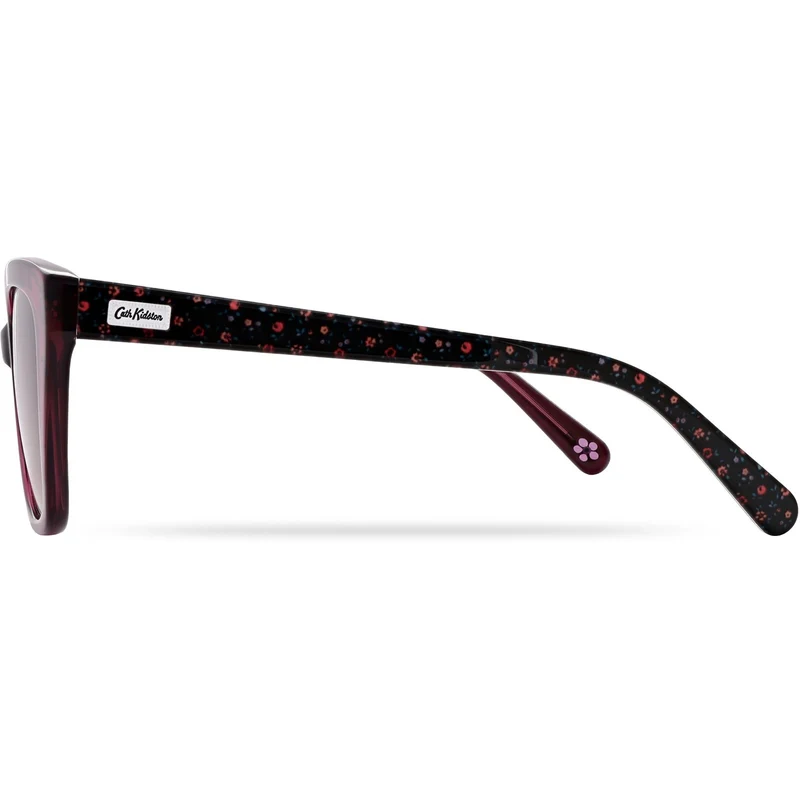 Cath Kidston Sophia Sonnenbrille | Kristall Dunkles Maulbeer
