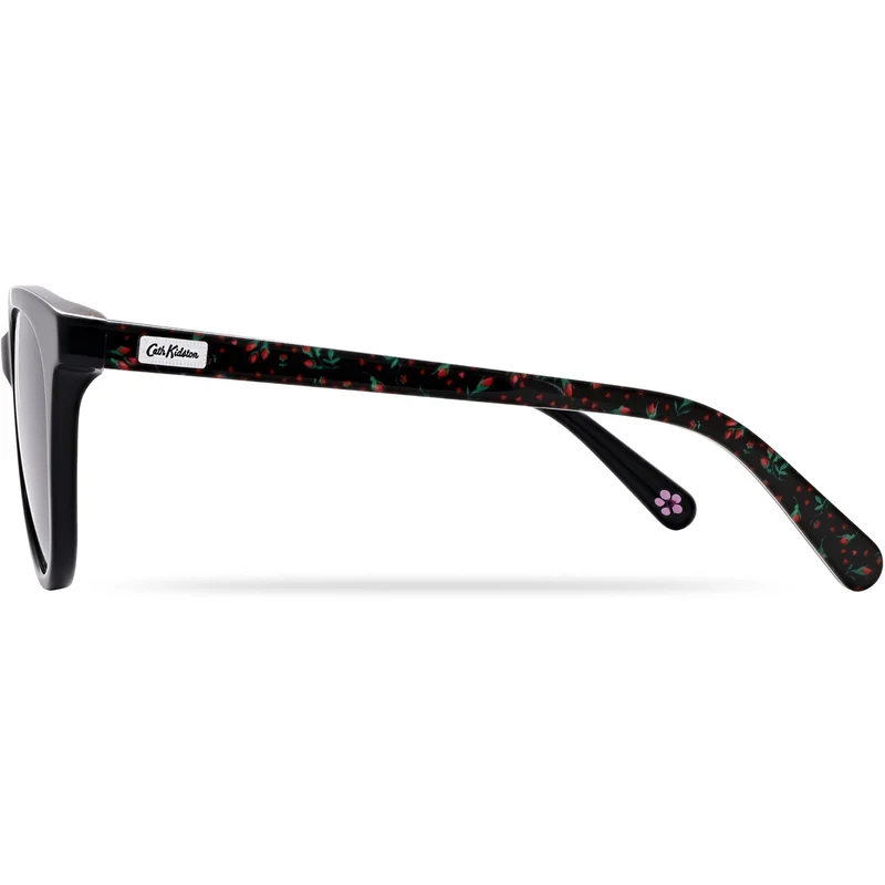Cath Kidston Rita Sonnenbrille | Schwarz geblümt