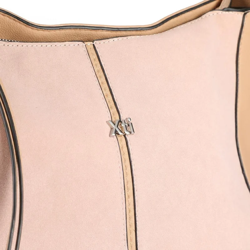XTI Zip Close Shoulder Bag - XTI44000 / 330 464 - Nude