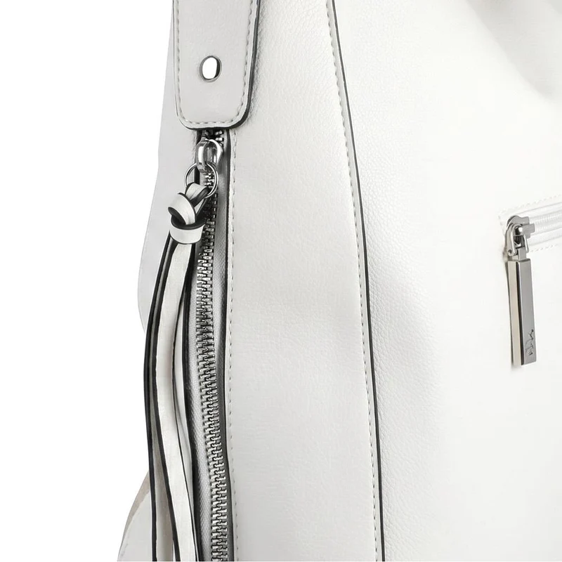 XTI Zip Close Shoulder Bag - XTI44000 / 330 464 - Beige