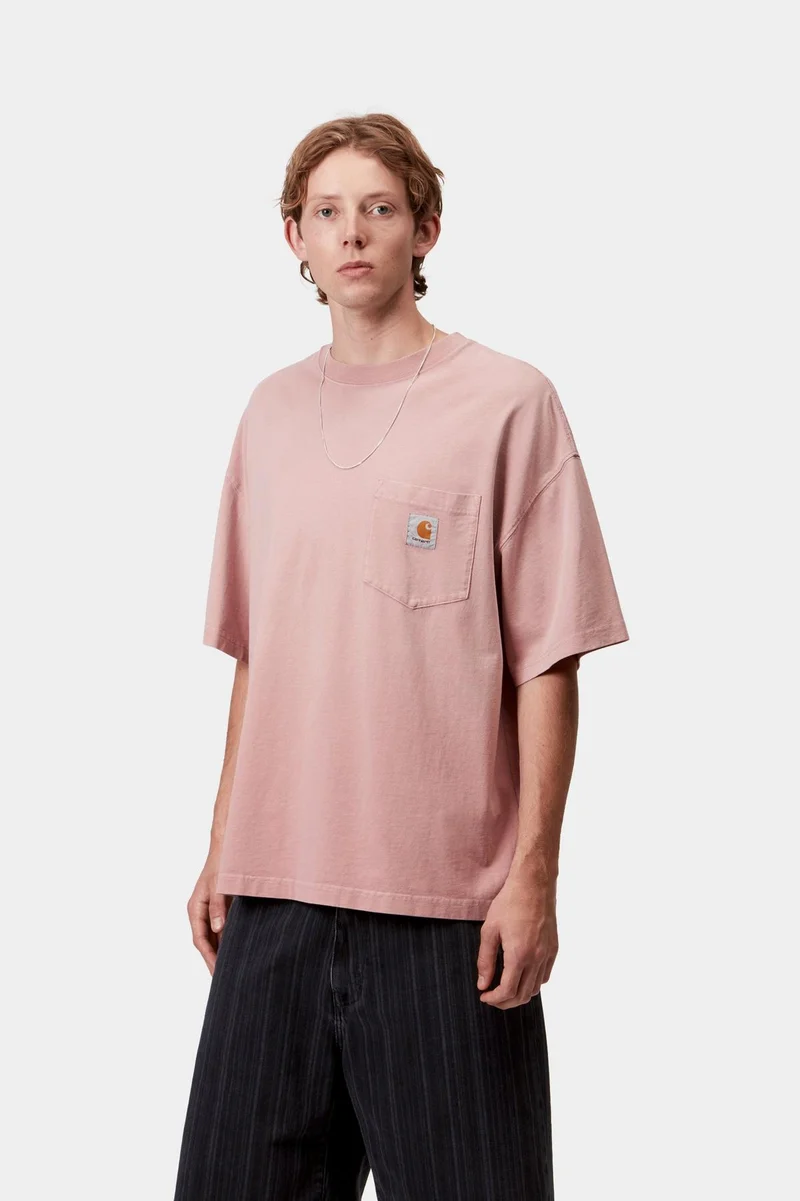 Carhartt WIP Herren Hudson Chalk Wash Pocket T-Shirt | Daphne