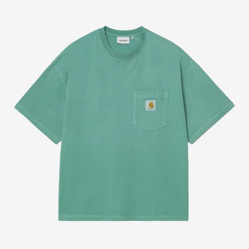 Carhartt WIP Herren Hudson Chalk Wash Pocket T-Shirt | Saguaro