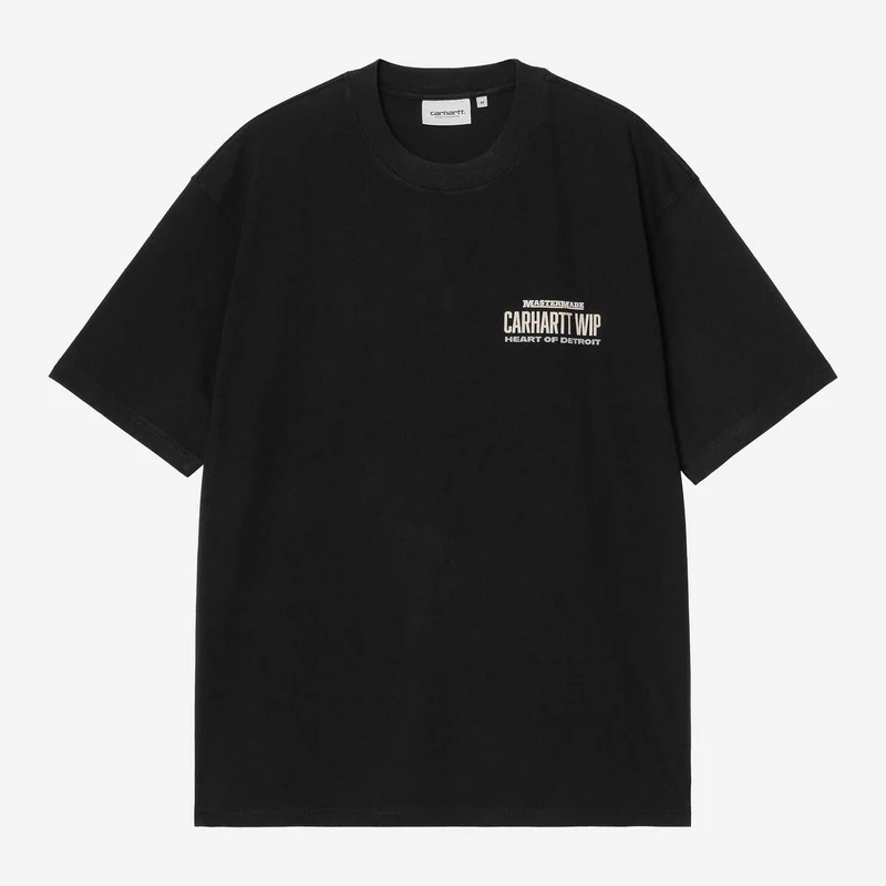 Carhartt WIP Herren Arcan Heavy Stone Wash T-Shirt | Schwarz