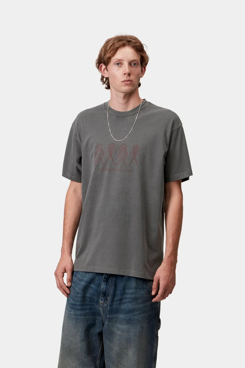 Carhartt WIP Herren Terrestial T-Shirt | Schwarz