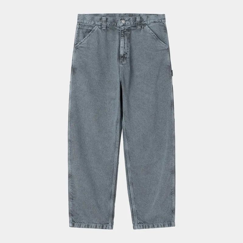 Carhartt WIP Herren OG Single Knee Jeanshose | Schwarz / Blau Nebel Stückgefärbt