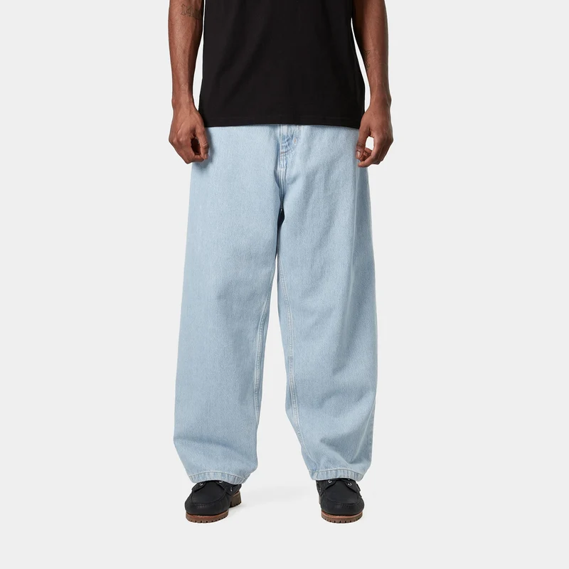 Carhartt WIP Herren Brandon Smith Jeans | Blau, Heavy Stone Bleached