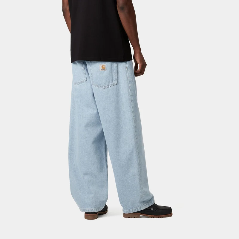 Carhartt WIP Herren Brandon Smith Jeans | Blau, Heavy Stone Bleached