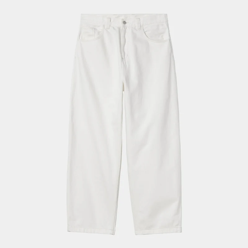 Carhartt WIP Herren Brandon Smith Jeanshose | Weiß vorgewaschen