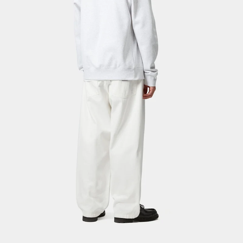 Carhartt WIP Herren Brandon Smith Jeanshose | Weiß vorgewaschen