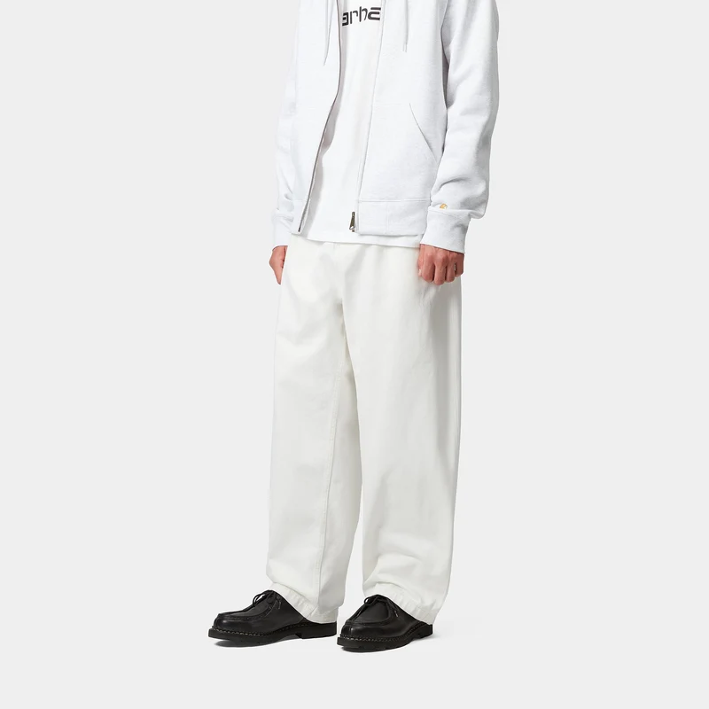 Carhartt WIP Herren Brandon Smith Jeanshose | Weiß vorgewaschen