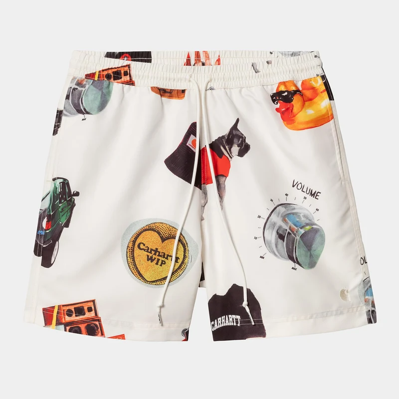 Carhartt WIP Herren Slater Badeshorts | Wax Jacob Rochester Print