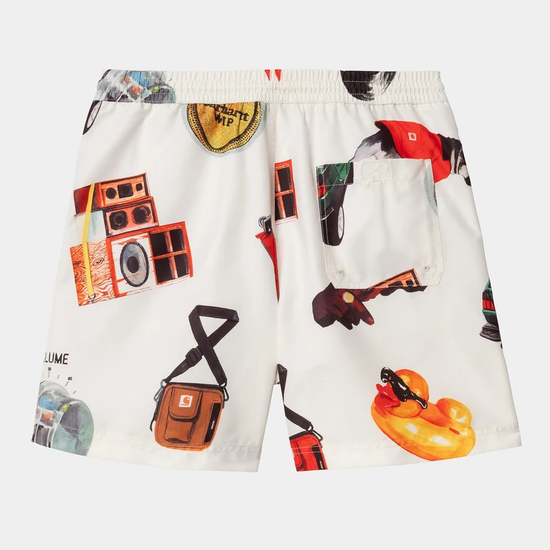 Carhartt WIP Herren Slater Badeshorts | Wax Jacob Rochester Print