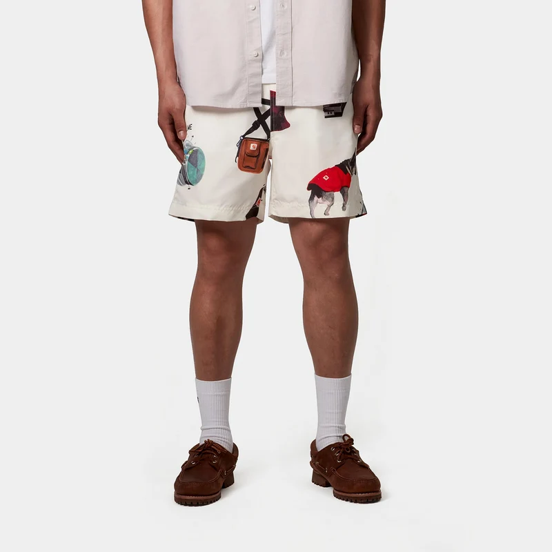 Carhartt WIP Herren Slater Badeshorts | Wax Jacob Rochester Print