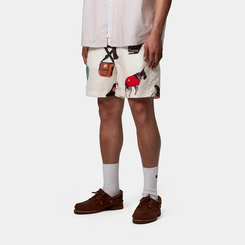 Carhartt WIP Herren Slater Badeshorts | Wax Jacob Rochester Print